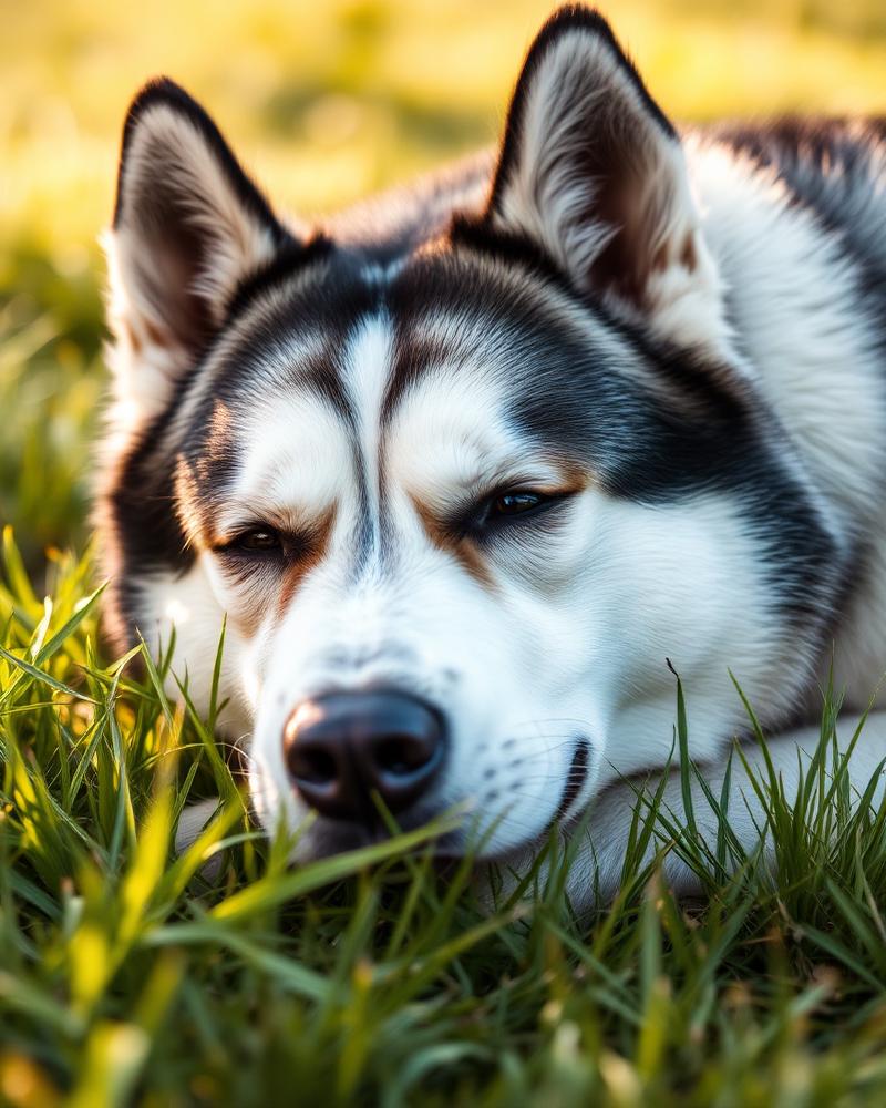 Bear, a Siberian Husky